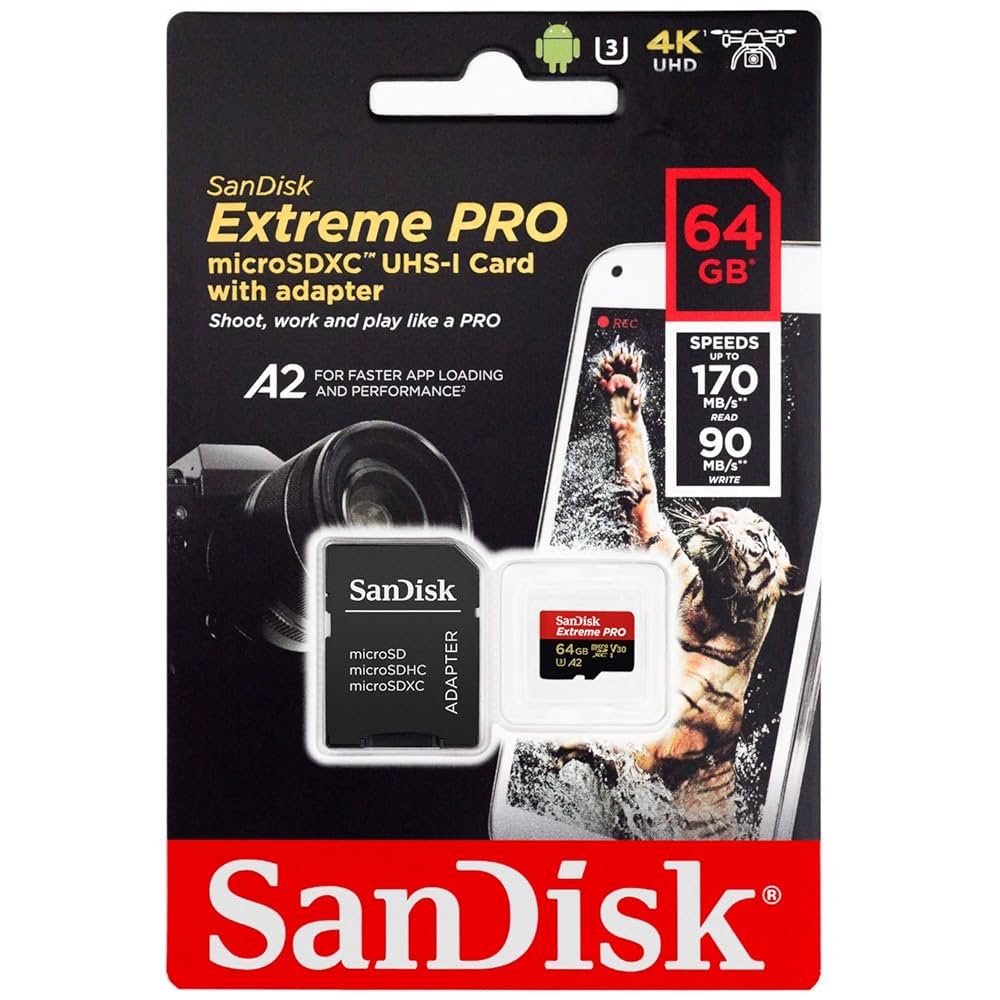Amazon | microSDXC 64GB SanDisk サンディスク Extreme PRO UHS